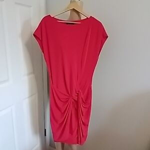 Lauren Ralph Lauren Fuchsia Midi Dress